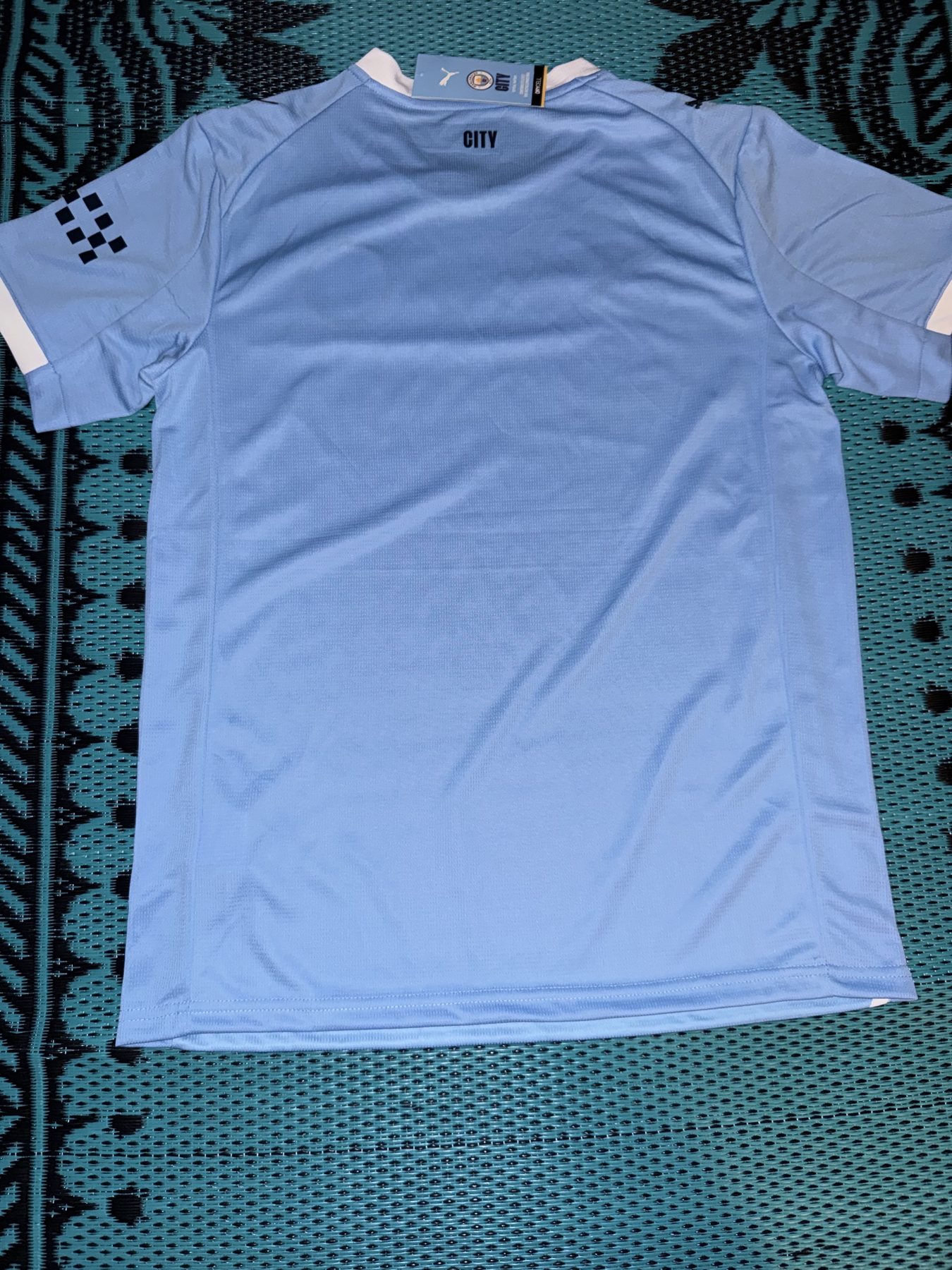 Manchester City 25/26 home jersey back