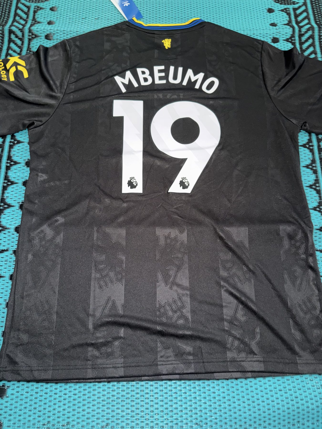 Bryan Mbeumo Manchester United jersey back
