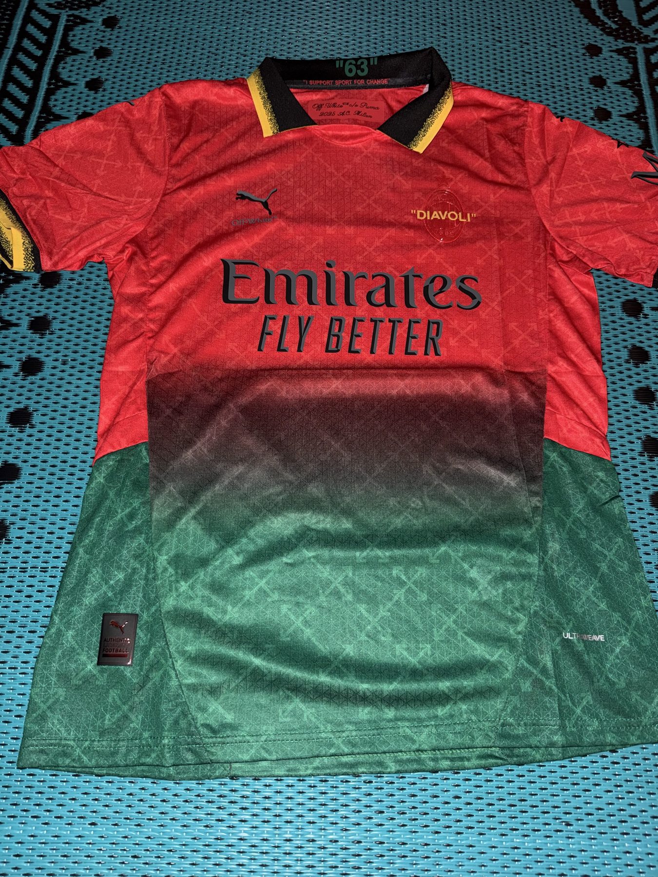 AC Milan Off-White jersey front