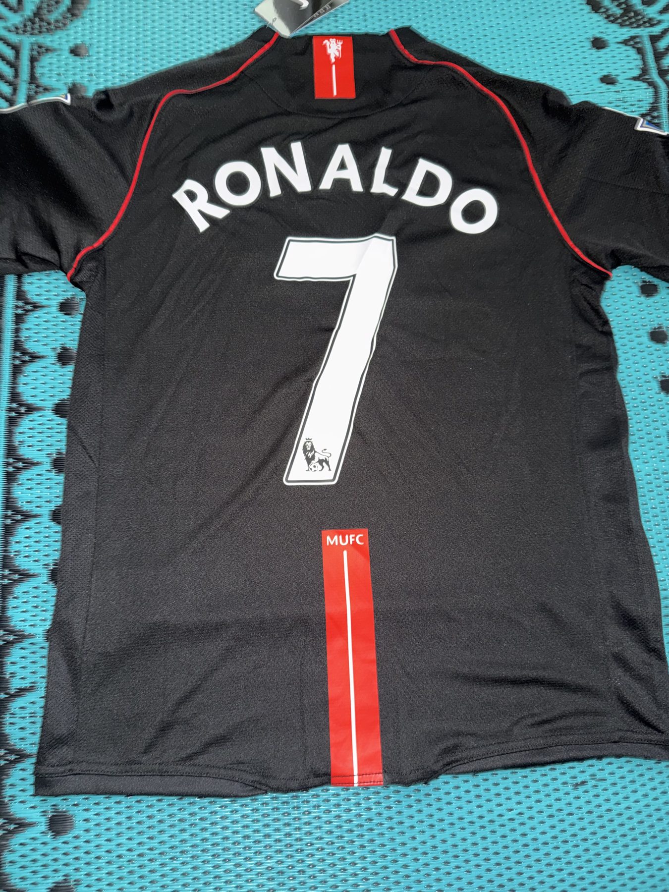 Ronaldo Manchester United 2007/08 short sleeve jersey back